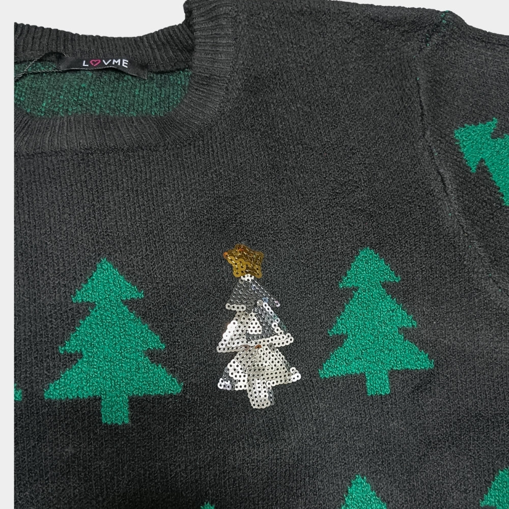 SUÉTER TEJIDO "ARBOLES DE NAVIDAD" LV259151
