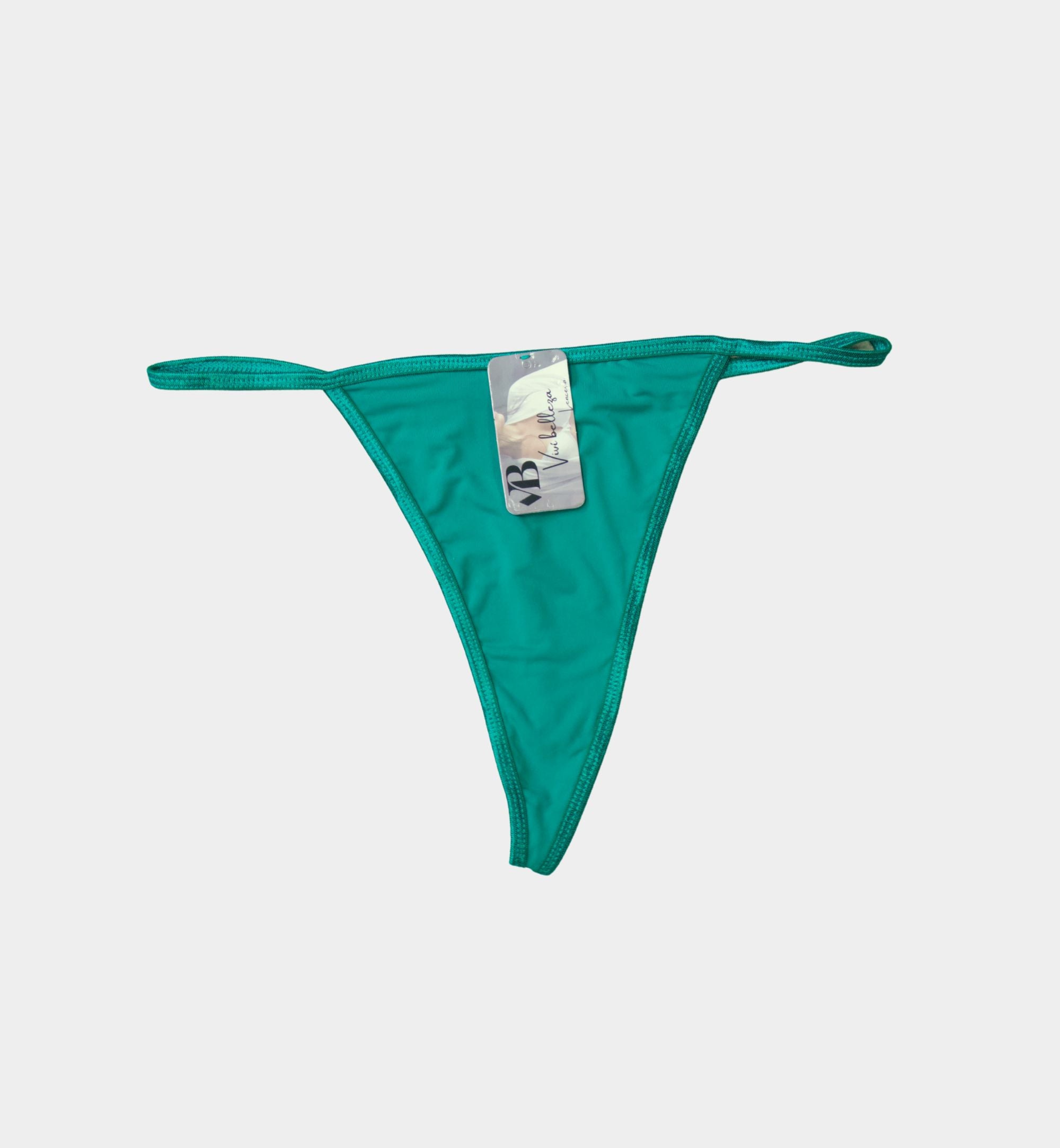 TANGA LISA CON ADORNOS METÁLICOS 22150