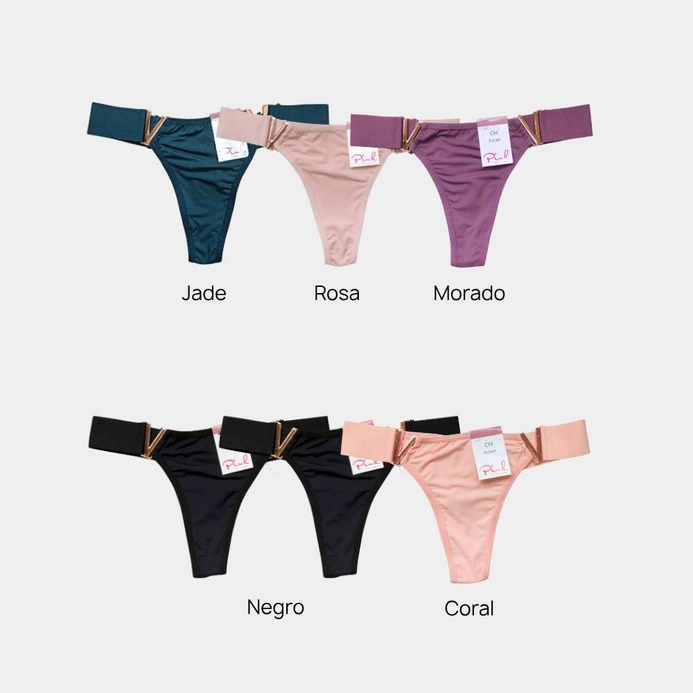 TANGA DETALLES METÁLICOS PI2536T