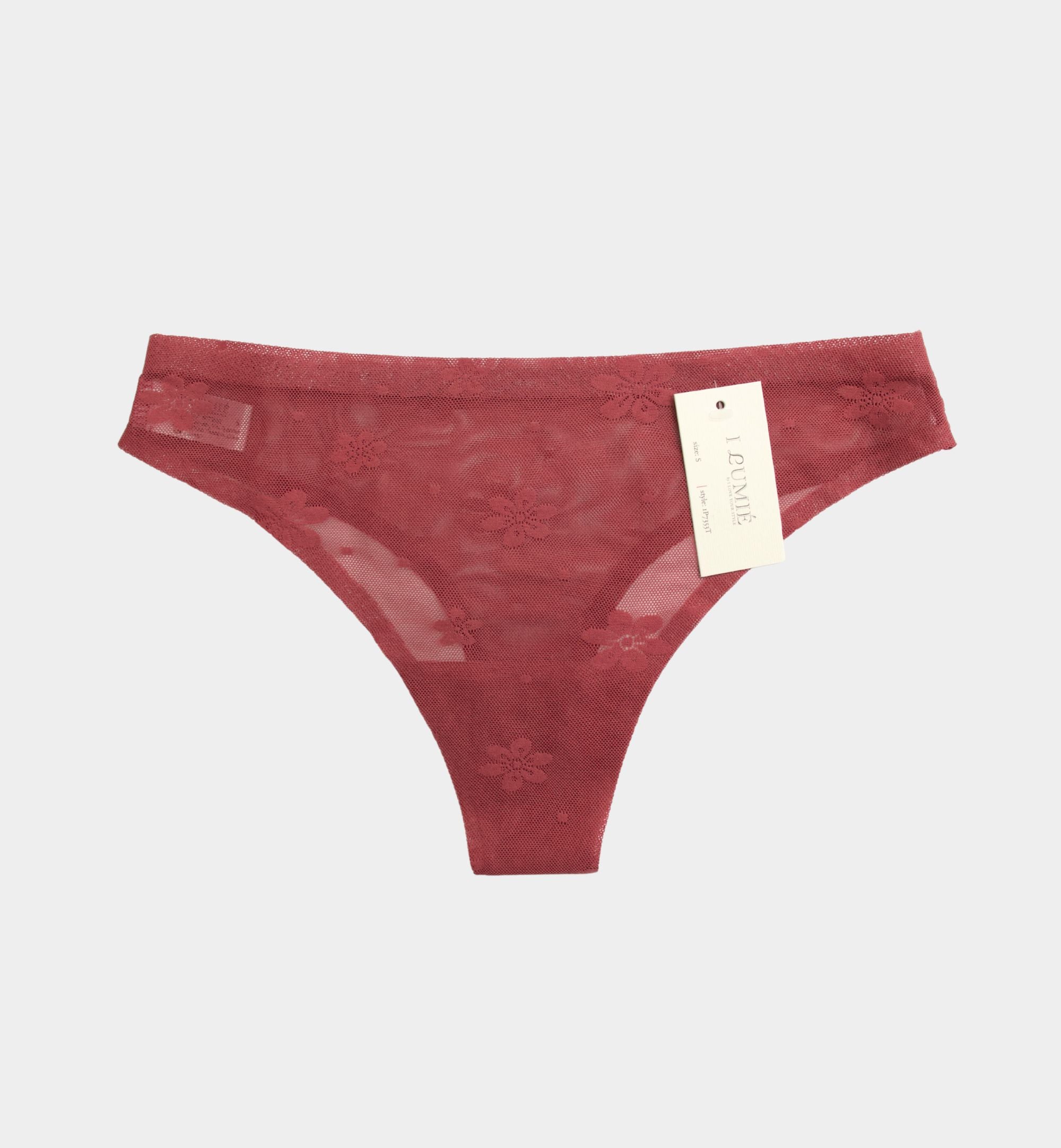 TANGA SIN COSTURA DE ENCAJE IP7353T