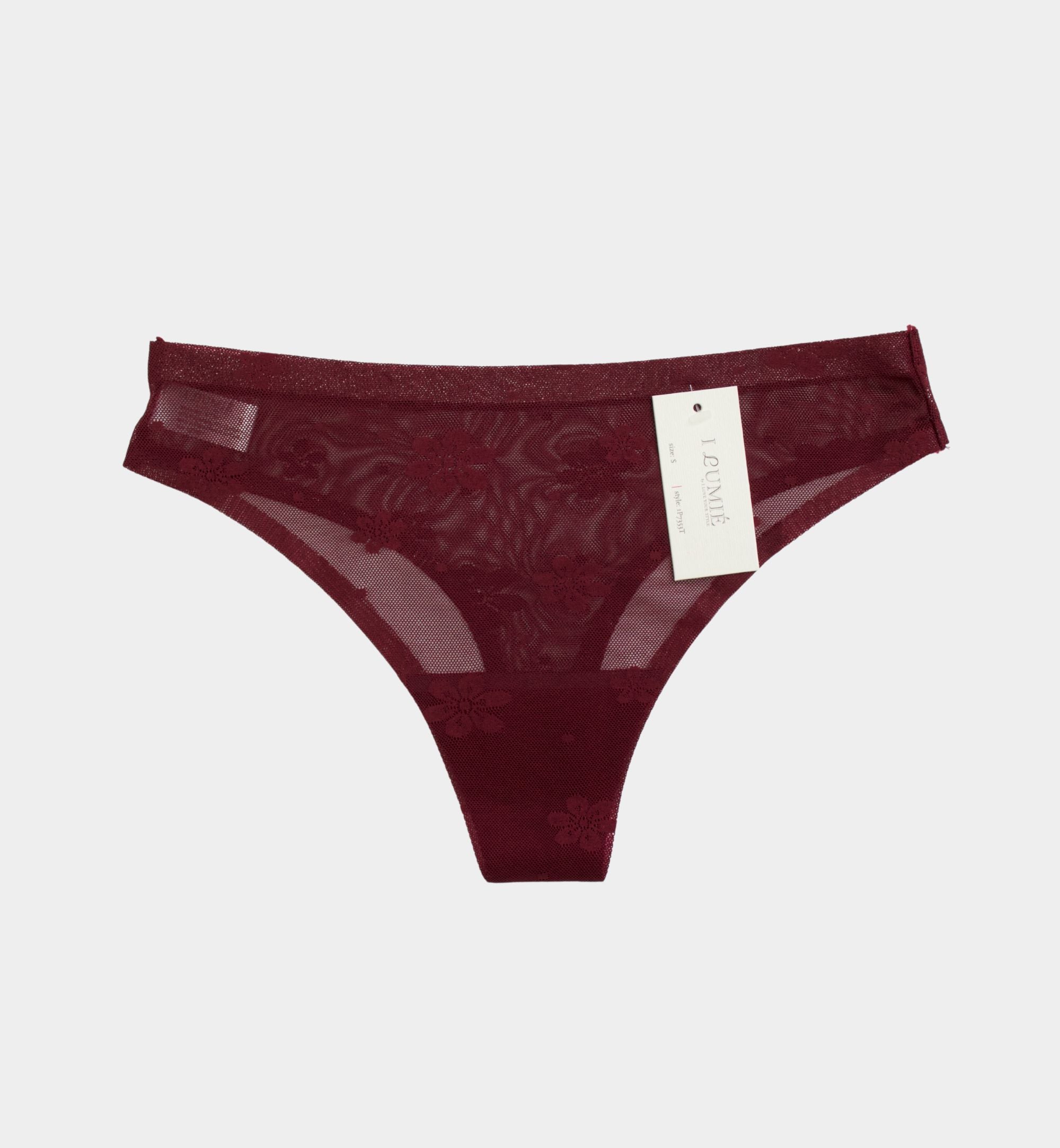 TANGA SIN COSTURA DE ENCAJE IP7353T