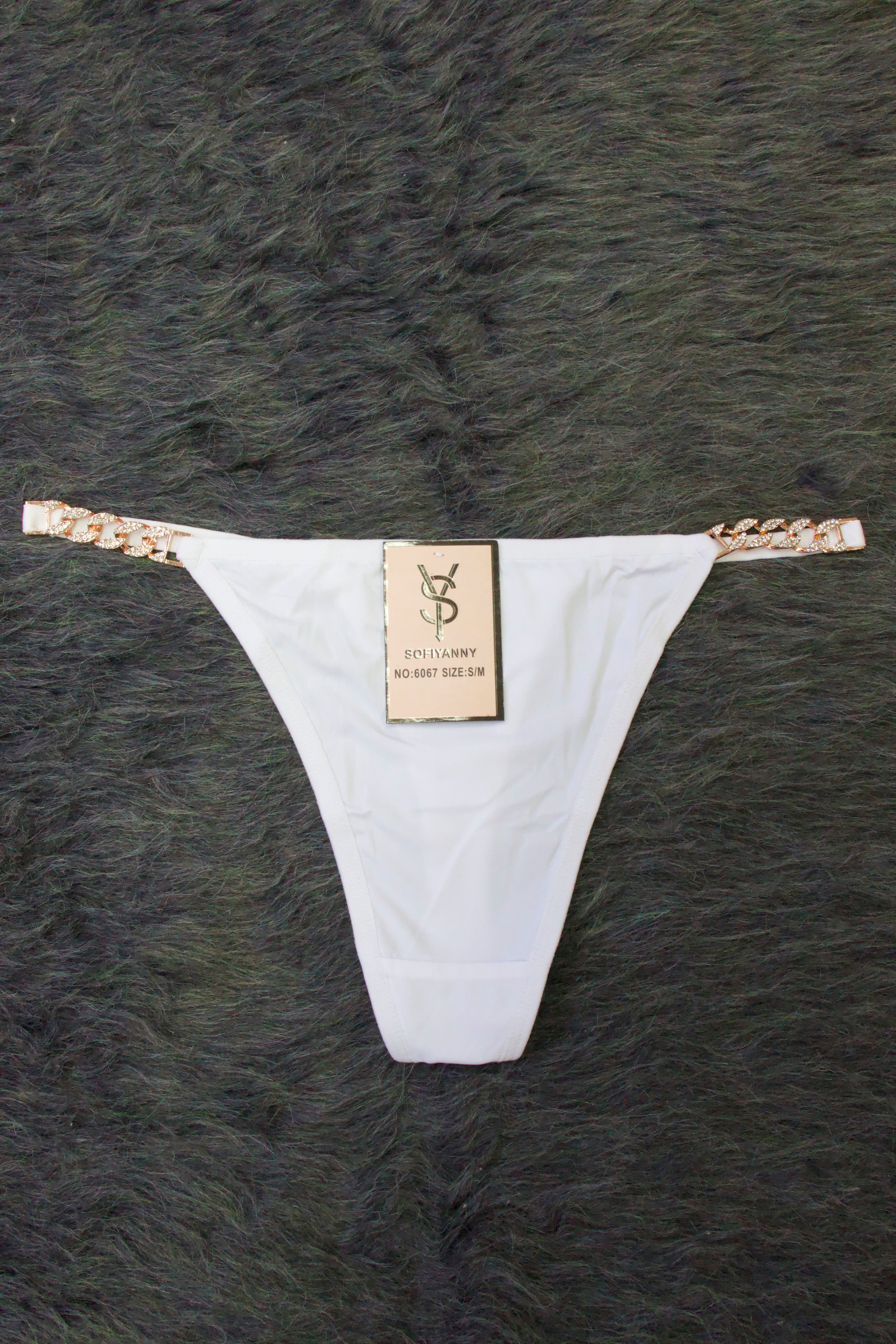 TANGA LISA DETALLE DE CADENA 6067