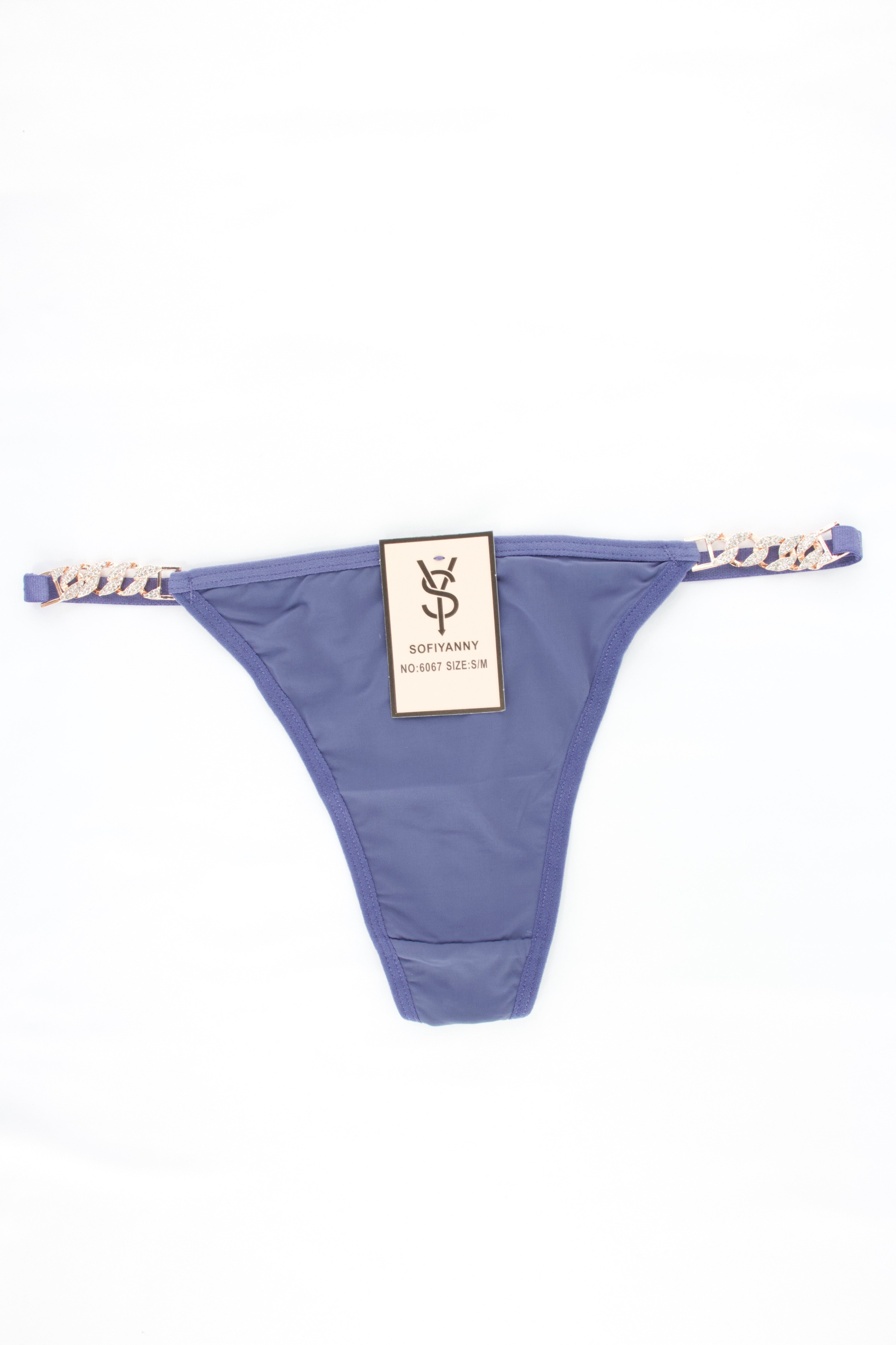 TANGA LISA DETALLE DE CADENA 6067