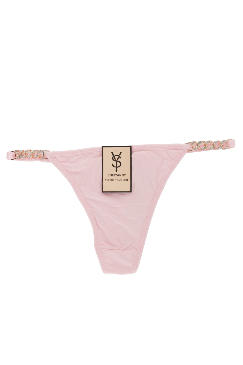 TANGA LISA DETALLE DE CADENA 6067