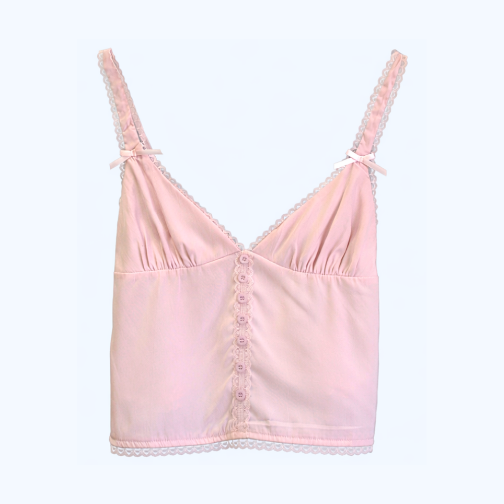 BLUSA TIRANTES CON ENCAJE LV2712