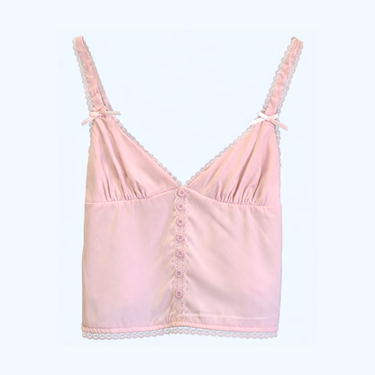 BLUSA TIRANTES CON ENCAJE LV2712
