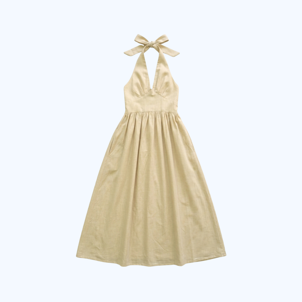 VESTIDO LARGO HALTER LV110717