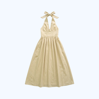 VESTIDO LARGO HALTER LV110717