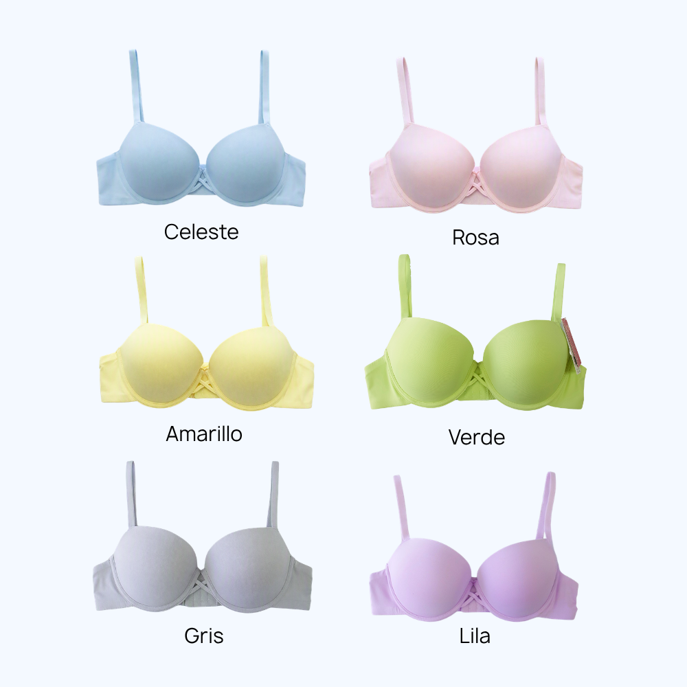 BRASSIER LISO COLORES VERANO  6897
