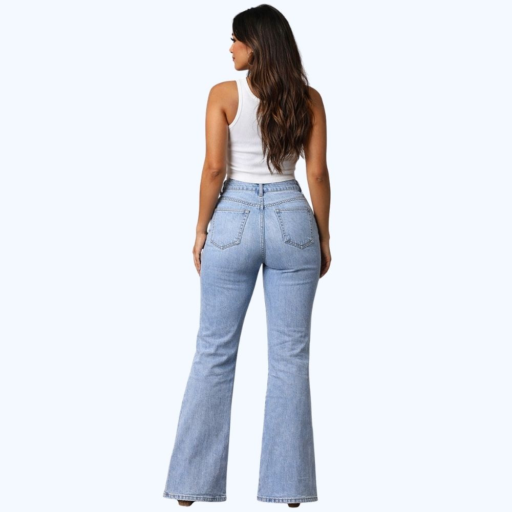 JEANS ACAMPANADO CLARO LV5152