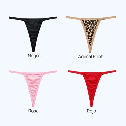 TANGA DE HILO SATINADA 66100GT