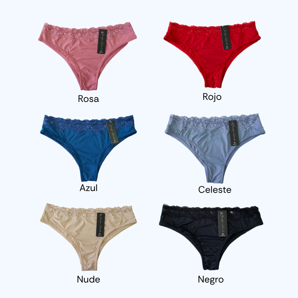 PANTY BIKINI CON ENCAJE 69116