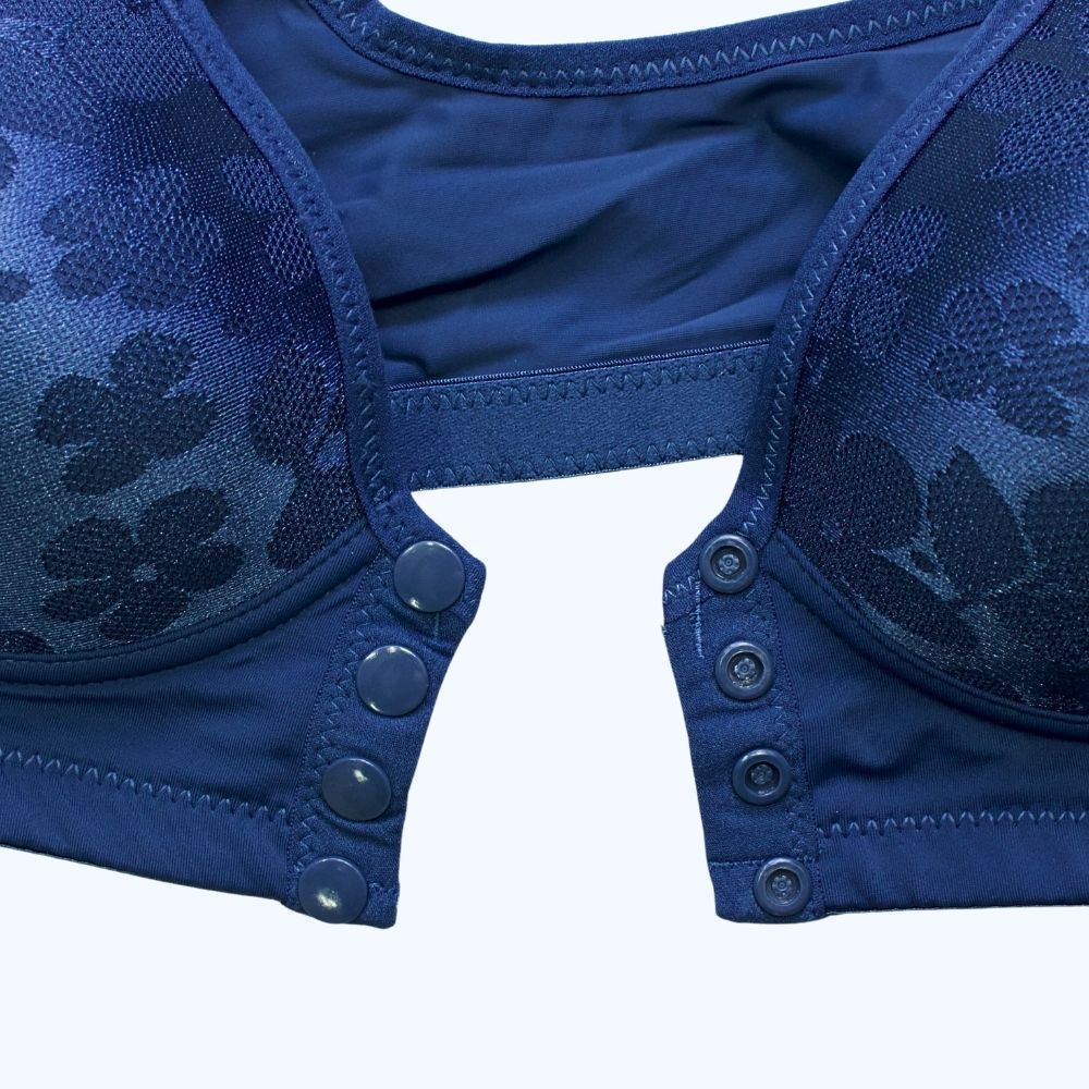 BRASSIER C/ENCAJE FLORAL Y SIN VARILLA  6961