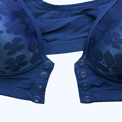 BRASSIER C/ENCAJE FLORAL Y SIN VARILLA  6961