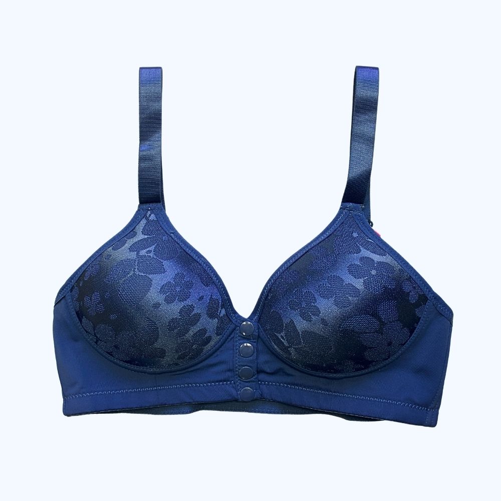 BRASSIER C/ENCAJE FLORAL Y SIN VARILLA  6961