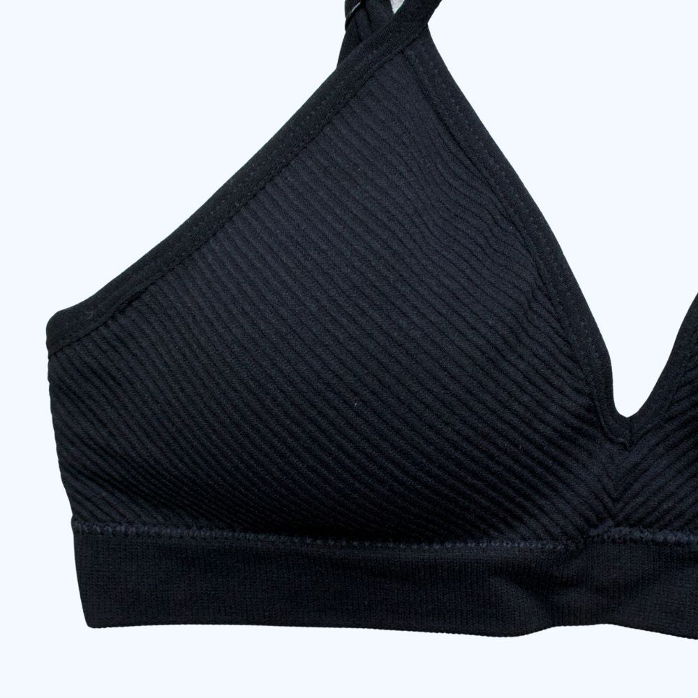 TOP BRALETTE CON CUELLO EN V 98190