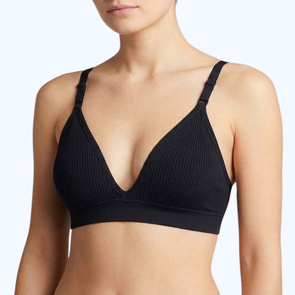TOP BRALETTE CON CUELLO EN V 98190