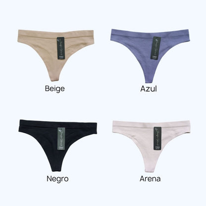 TANGA CON TEXTURA ACANALADA 98190T