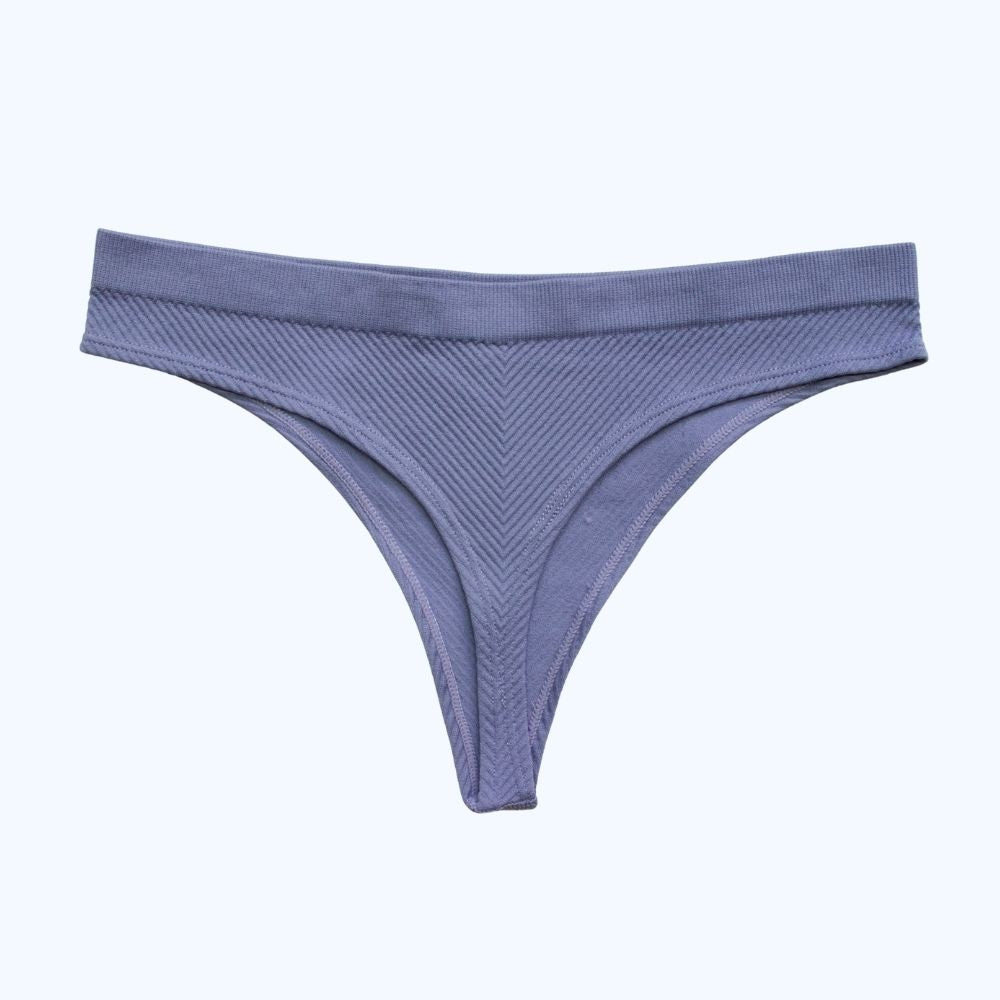 TANGA CON TEXTURA ACANALADA 98190T