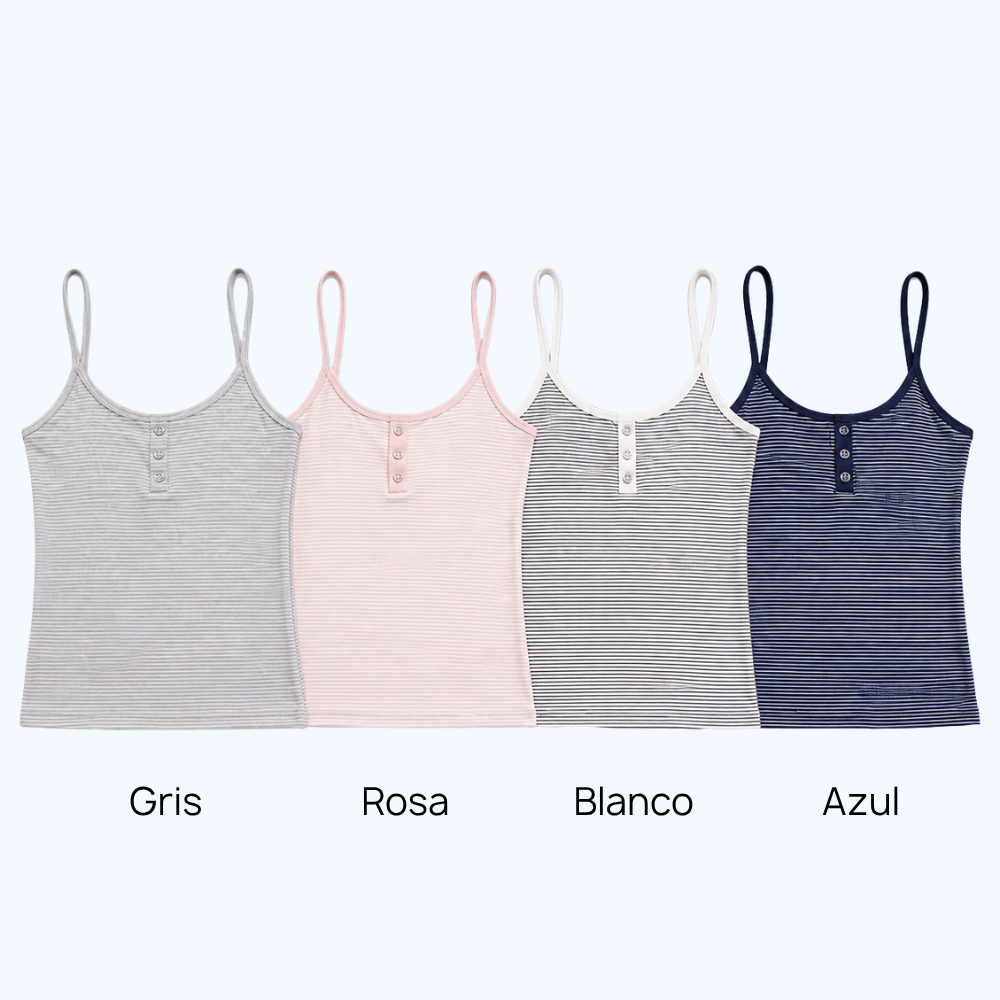 BLUSA DE TIRANTES Y RAYAS LV9269