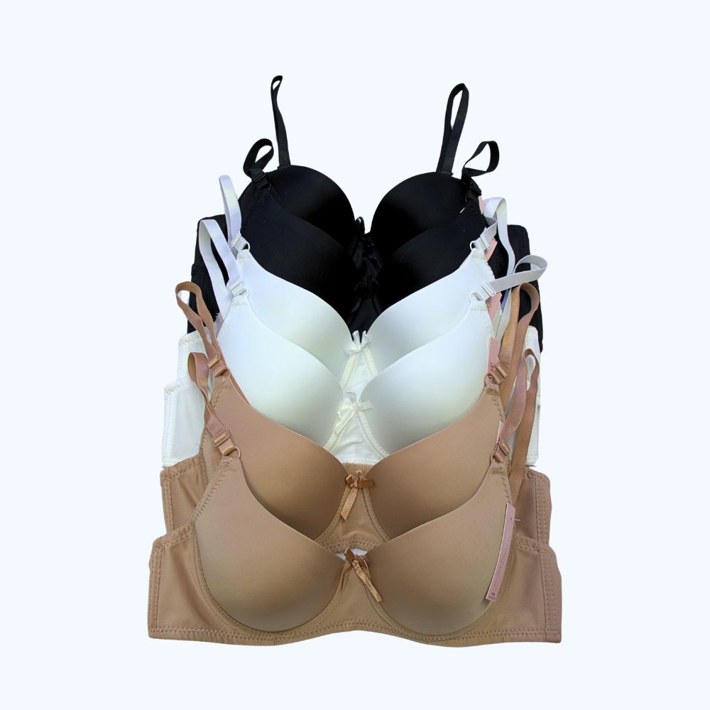 PACK 6 BRA LISO COLORES BÁSICOS BR4250P3