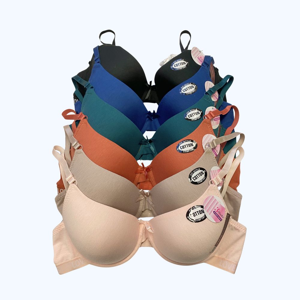 PACK 6 BRA COLORIDO CALIDO BR4383P3
