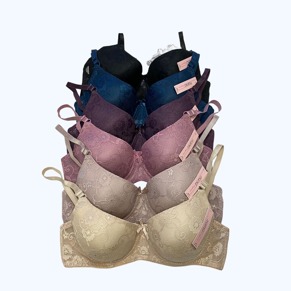 PACK 6 BRA DE ENCAJE BR4463L
