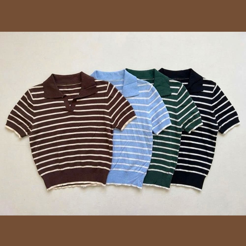 BLUSA TIPO SUÉTER RAYAS MUY CÓMODO LV05205