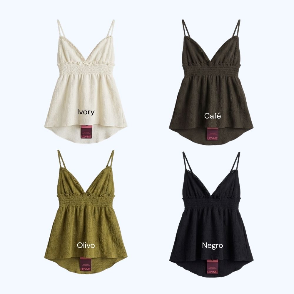 BLUSA ESCOTE Y ESPALDA DESCUBIERTA LV2714