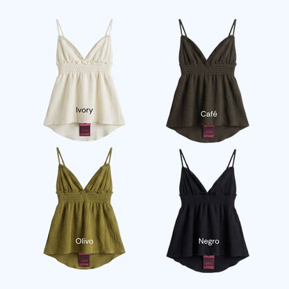 BLUSA ESCOTE Y ESPALDA DESCUBIERTA LV2714