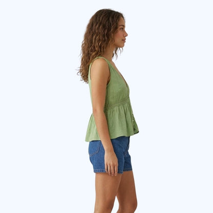 BLUSA ESCOTE V Y ENCAJE CROCHET LV2677
