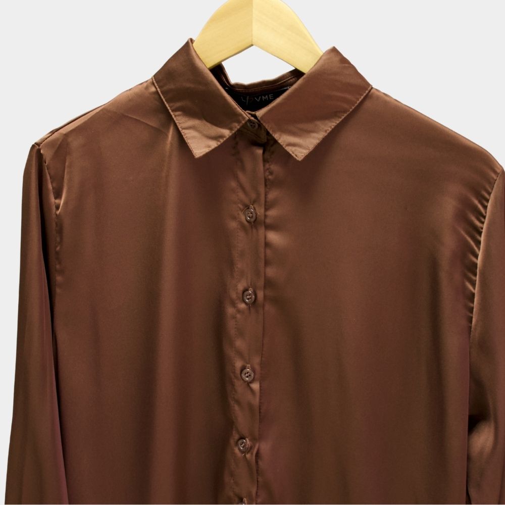 BLUSA LARGA SATINADA LV2544L