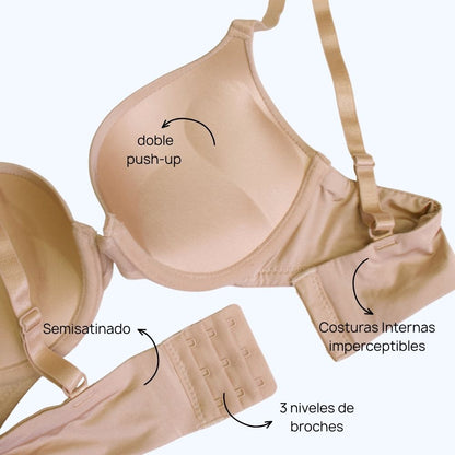 BRASSIER BÁSICO DOBLE PUSH-UP LV107