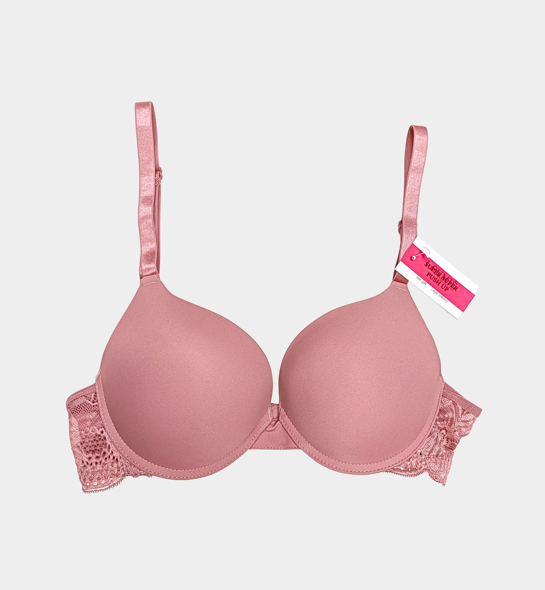 BRASSIER CON ENCAJE DOBLE PUSH-UP IB7117