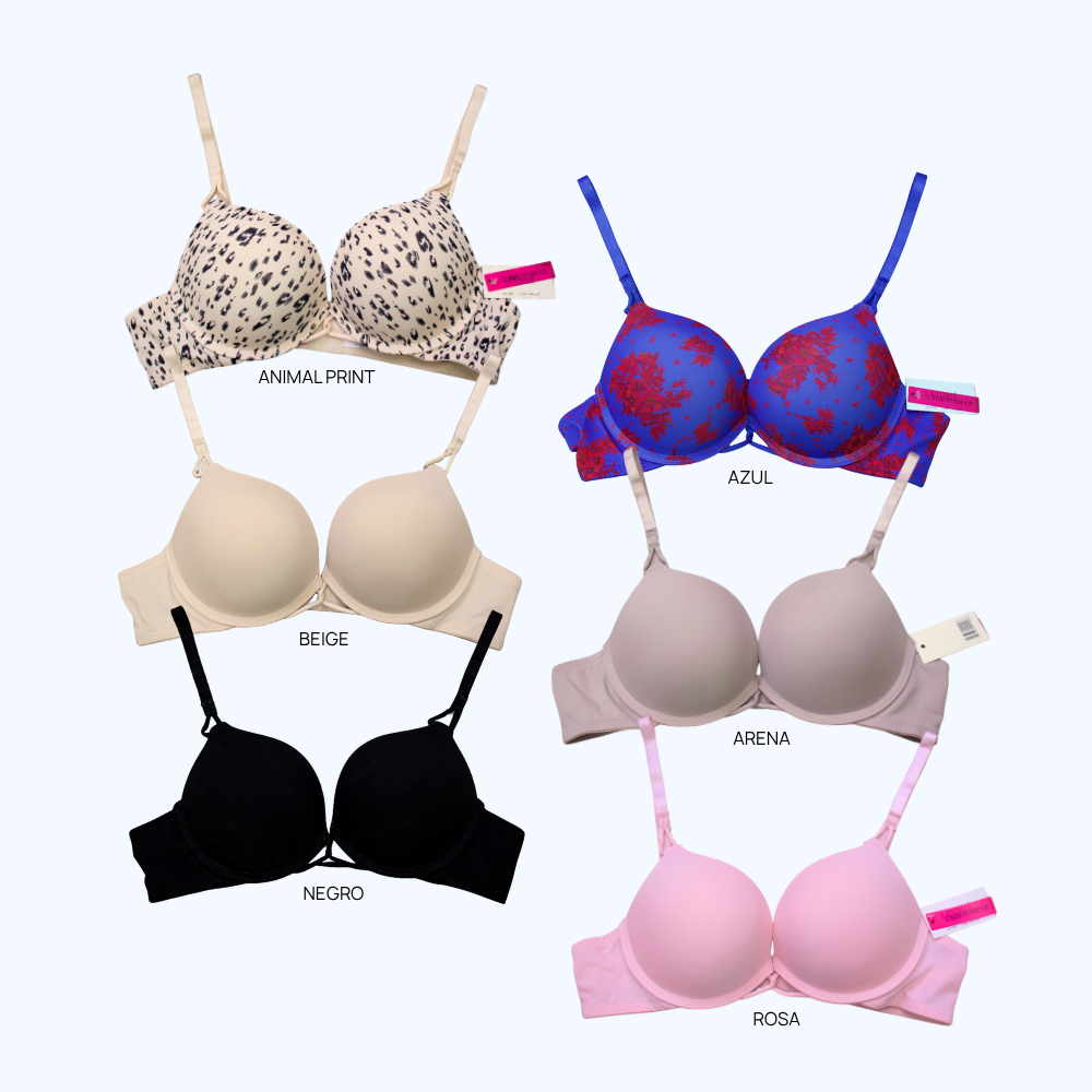 BRASSIER ESTAMPADO DOBLE PUSH-UP IB1290P