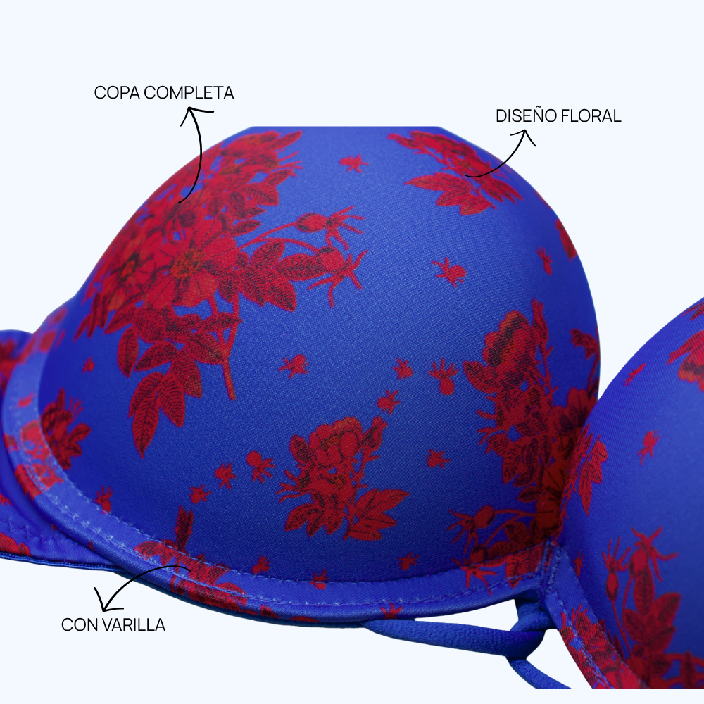 BRASSIER ESTAMPADO DOBLE PUSH-UP IB1290P