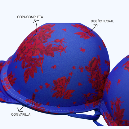 BRASSIER ESTAMPADO DOBLE PUSH-UP IB1290P
