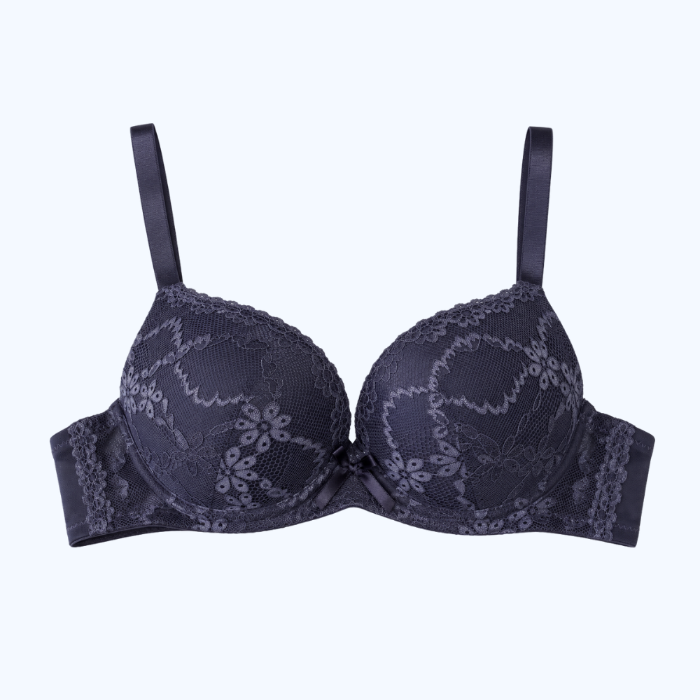 BRASSIER DE ENCAJE CON DOBLE PUSH-UP IB7476