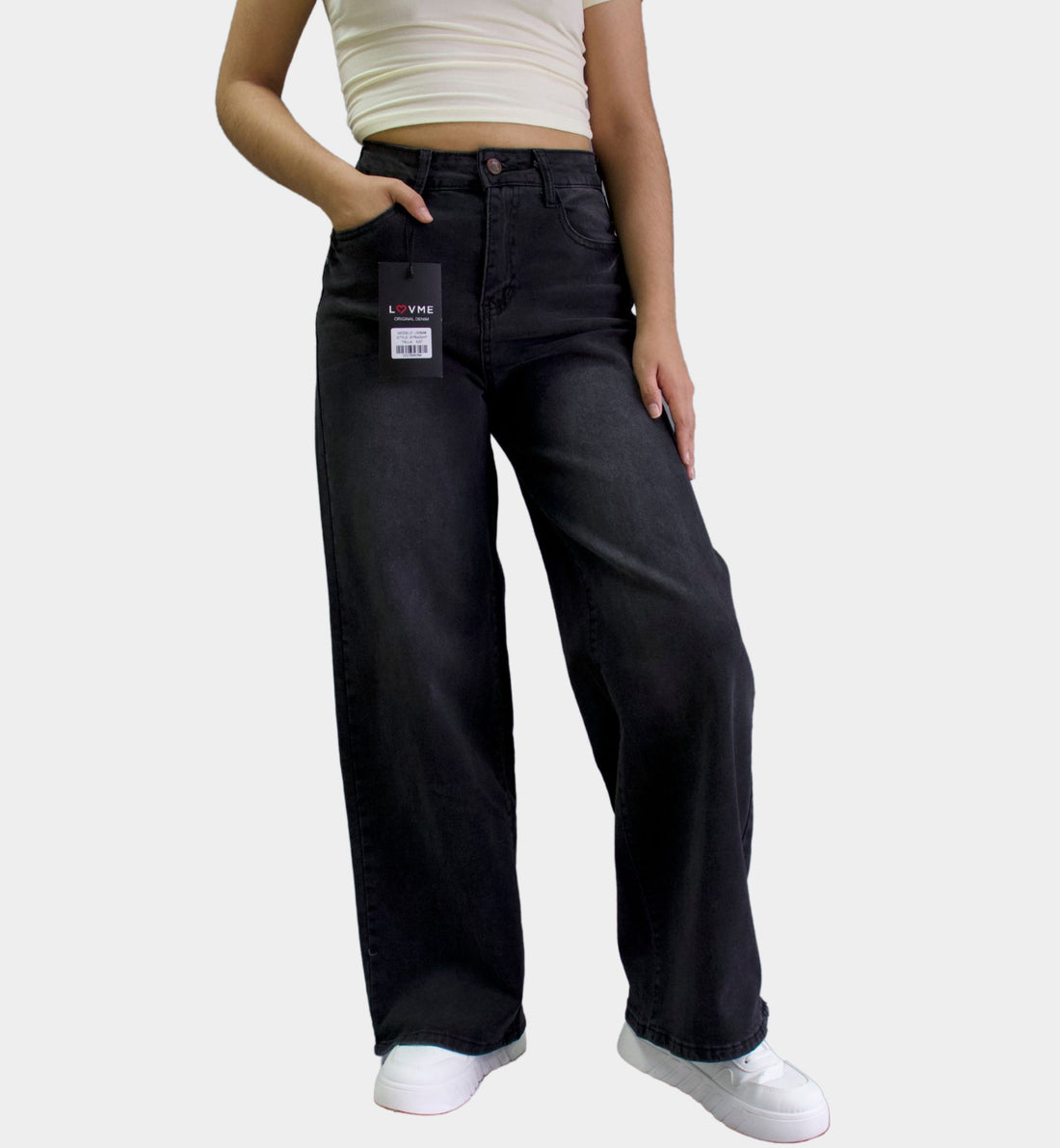 JEANS RECTO NEGRO LV5064