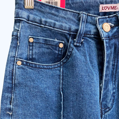JEANS WIDE LED CON  COSTURA FRONTAL LV0724