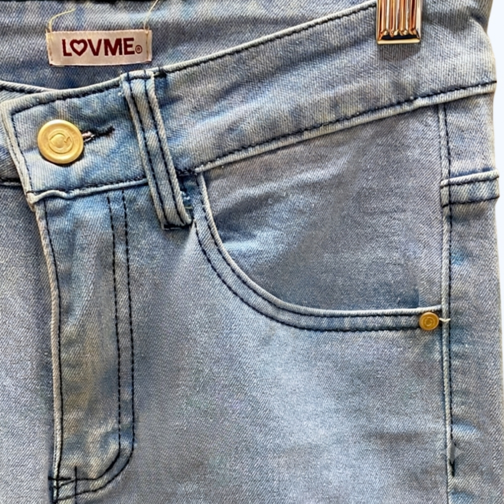 JEANS WIDE LEG CON DESTRUCCIÓN LV0727