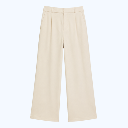 PANTALÓN LISO CON PINZAS LV11071