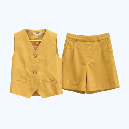 CONJUNTO CHALECO Y SHORT LV110715