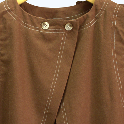 CONJUNTO CHALECO Y PANTALÓN HOLGADO LV11077