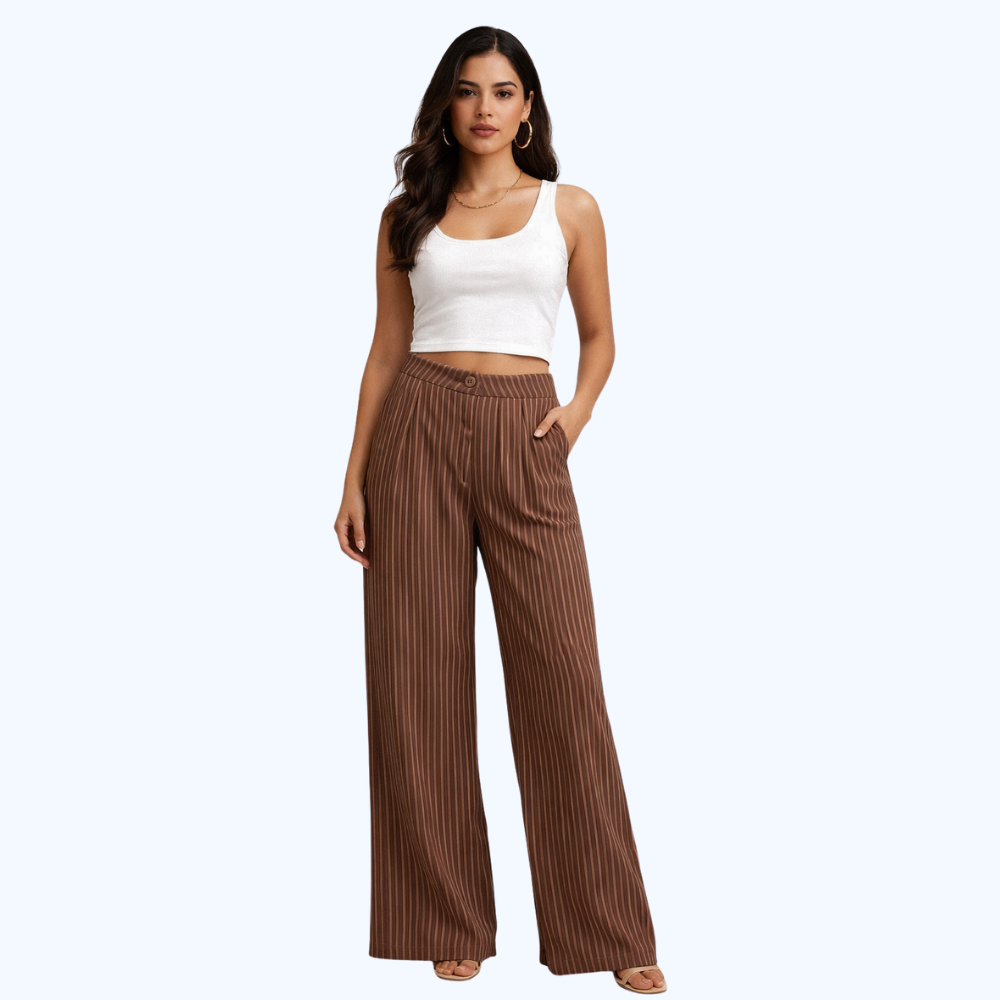 PANTALÓN RAYAS FINAS VERTICALES LV11133