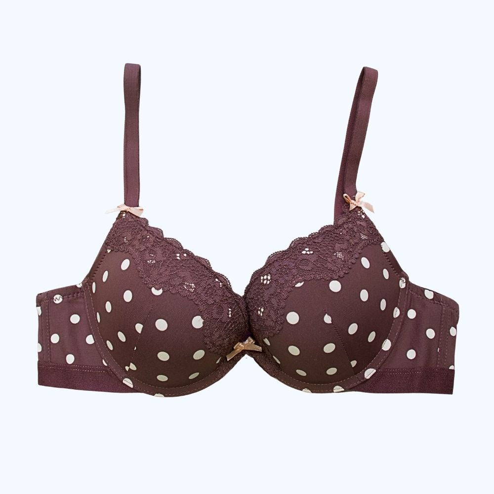 BRASSIER COn ESTAMPADOS Y ENCAJE   LV219
