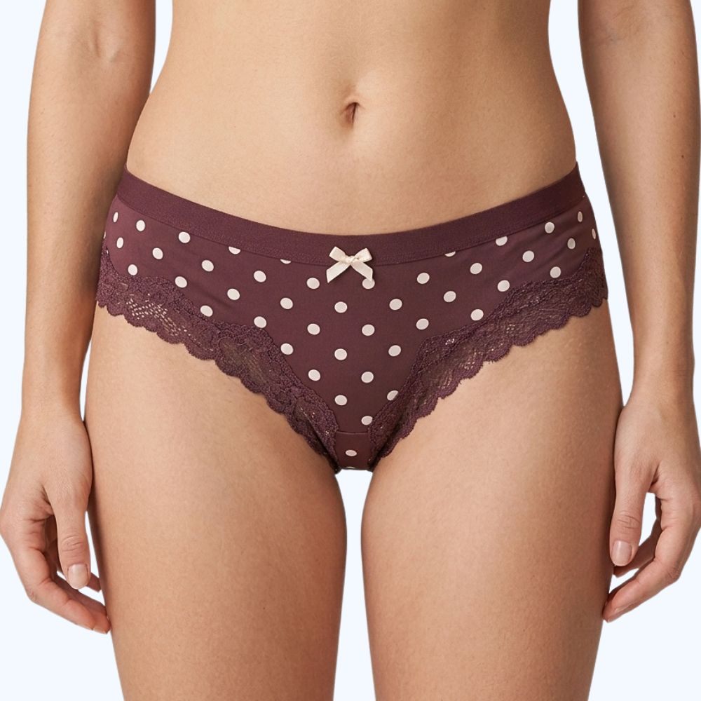 PANTY BIKINI CON DETALLE DE ENCAJE LV219P