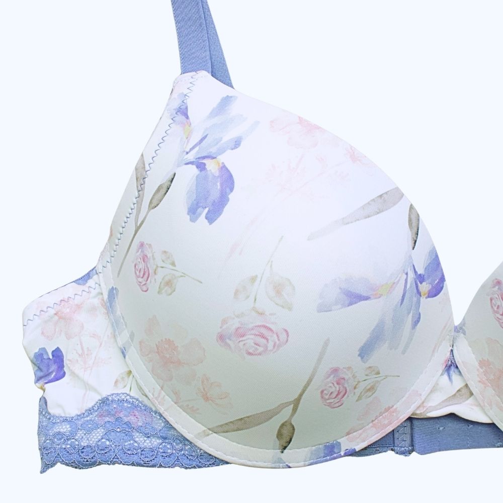 BRASSIER ESTAMPADO CON DETALLE DE ENCAJE LV224