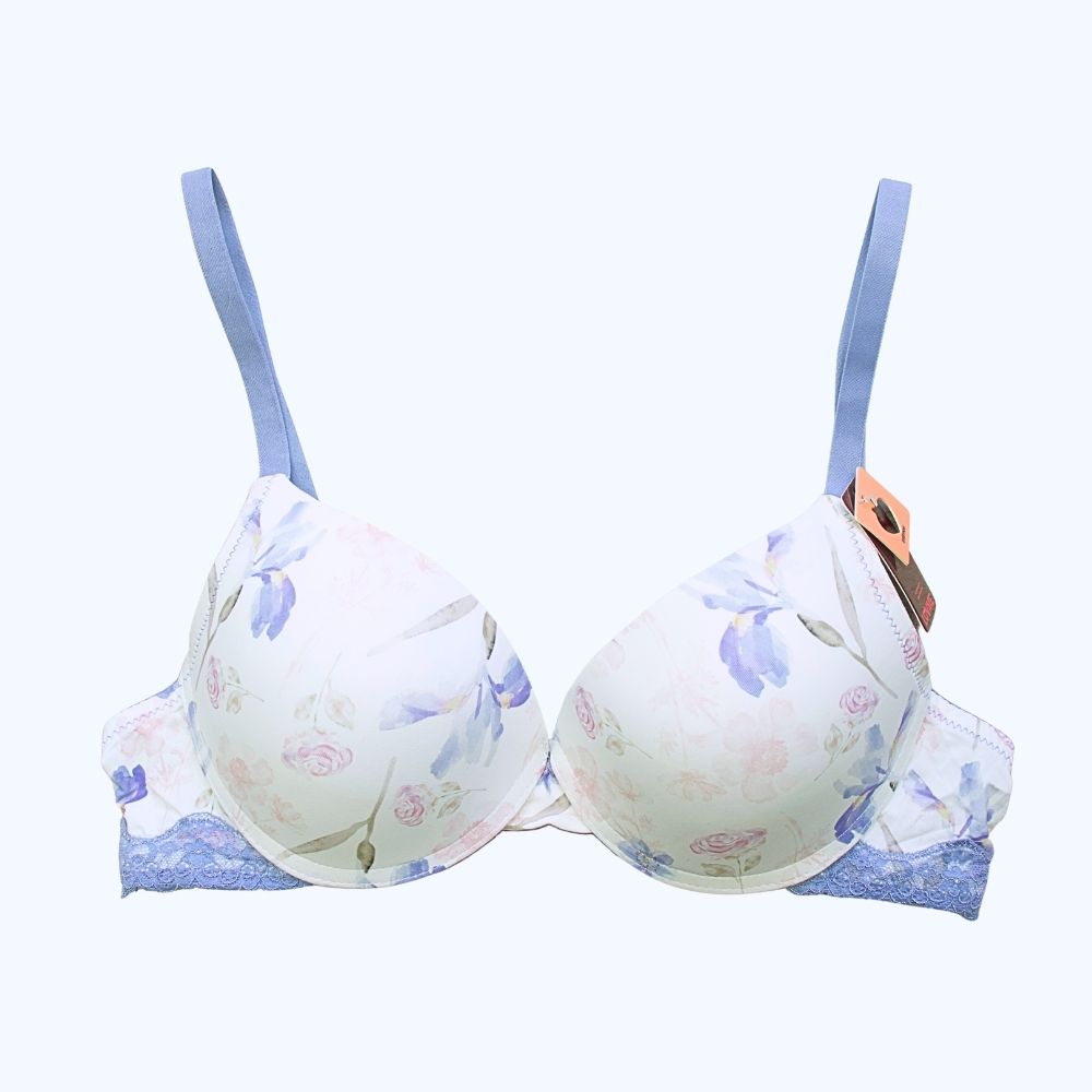 BRASSIER ESTAMPADO CON DETALLE DE ENCAJE LV224