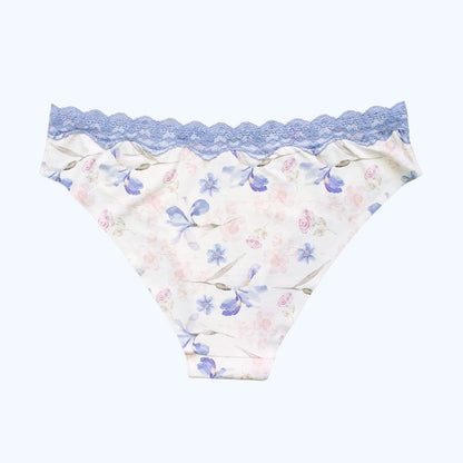 PANTY SIN COSTURA CON DETALLE DE ENCAJE LV224P